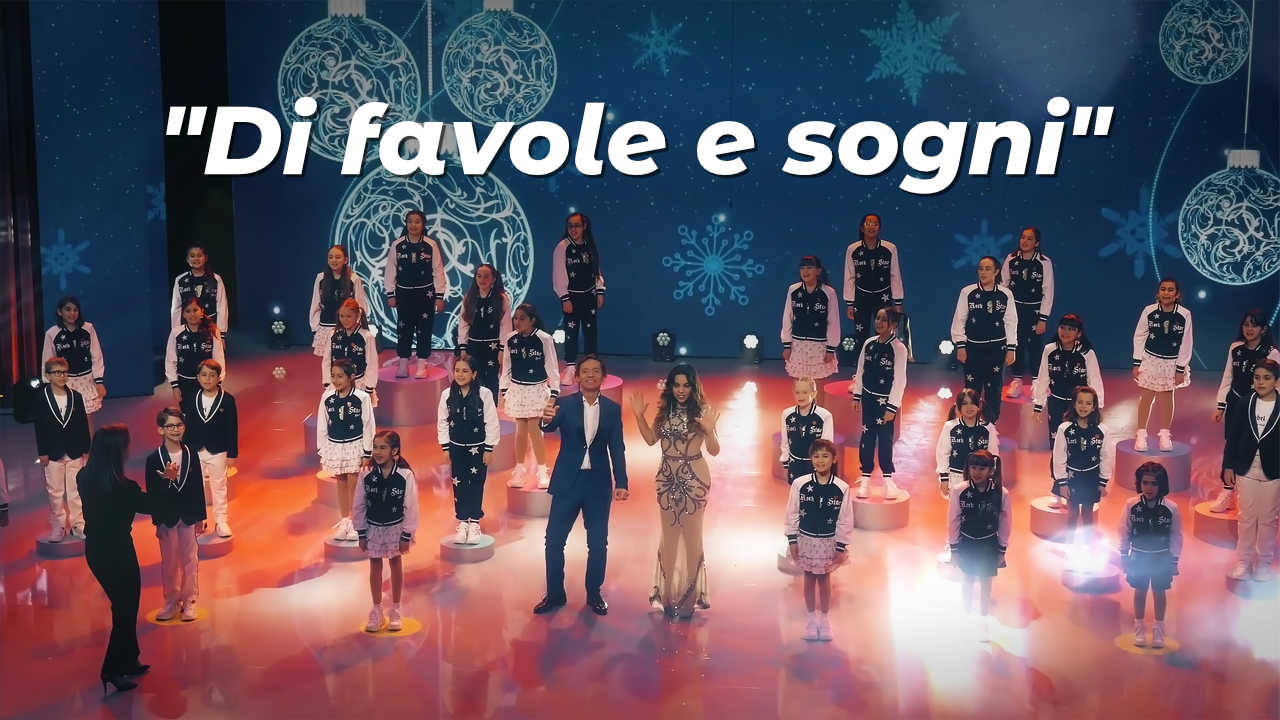 «Di favole e sogni» è la canzone natalizia targata Suonami e interpretata da Omar Lambertini e Anna Maria Allegretti con il Piccolo Coro dell'Antoniano.